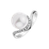 Prsteň s perlou a diamantmi Rosie2