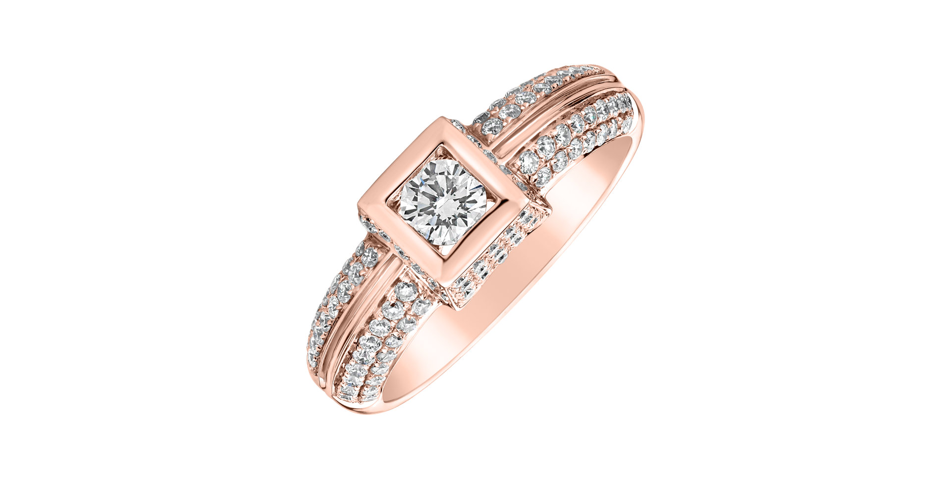 Prsteň s diamantmi Pietro