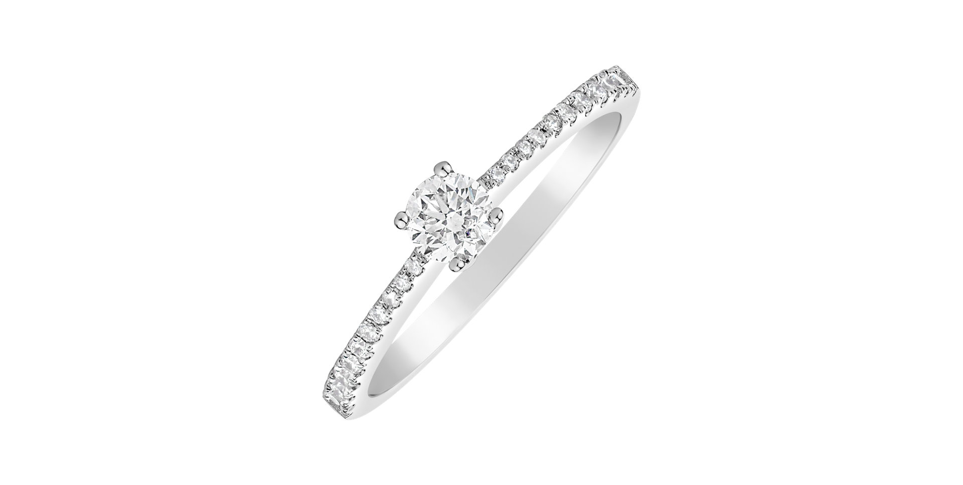 Prsteň s diamantmi Glittery Love