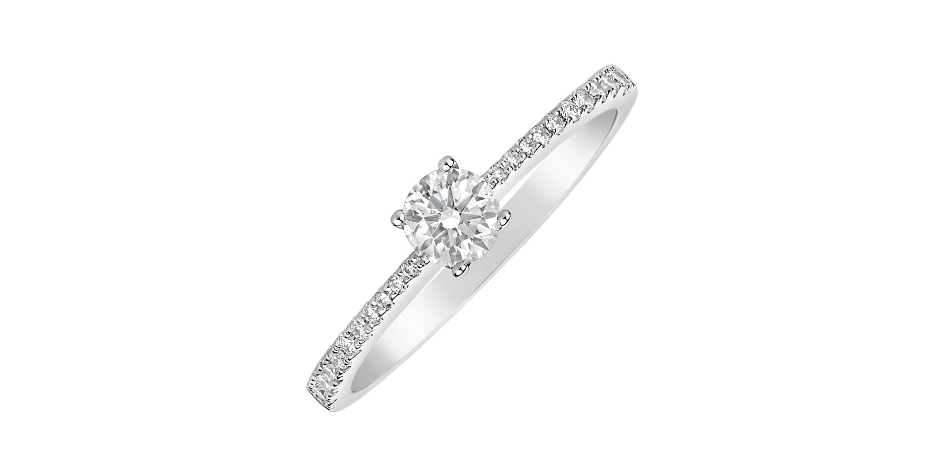 Prsteň s diamantmi Glittery Love