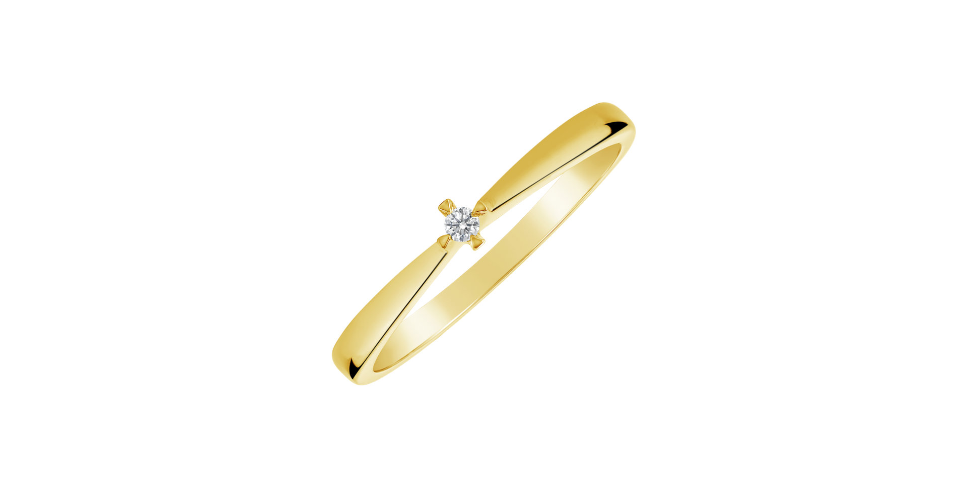 Prsteň s diamantom Bianca Luck