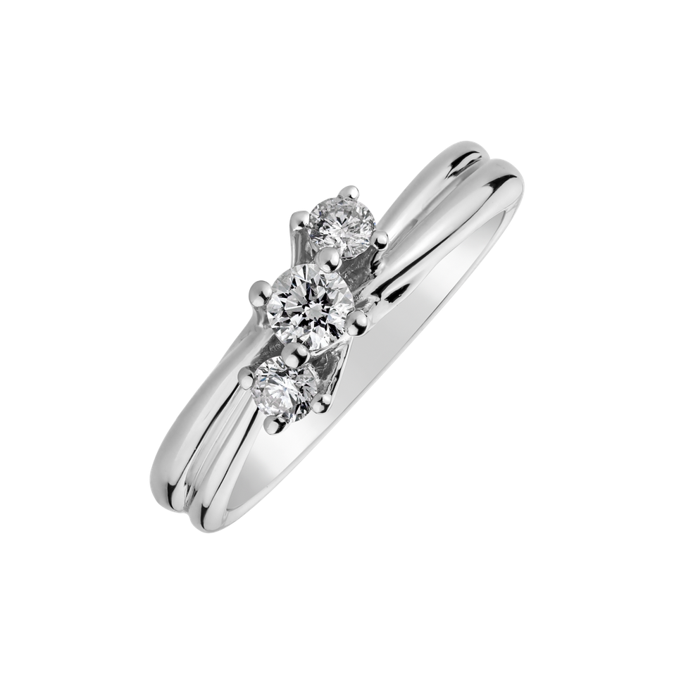 Prsteň s diamantmi Abra