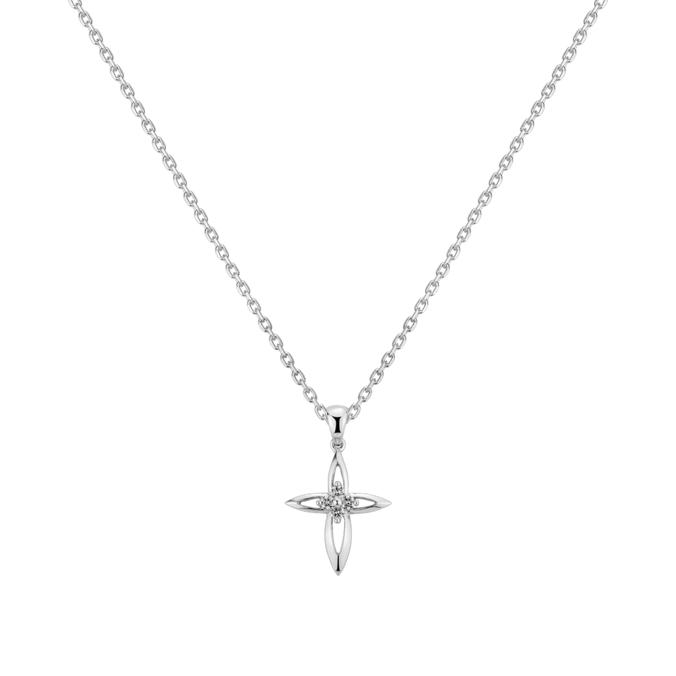 Přívěsok s diamantmi Celestial Cross