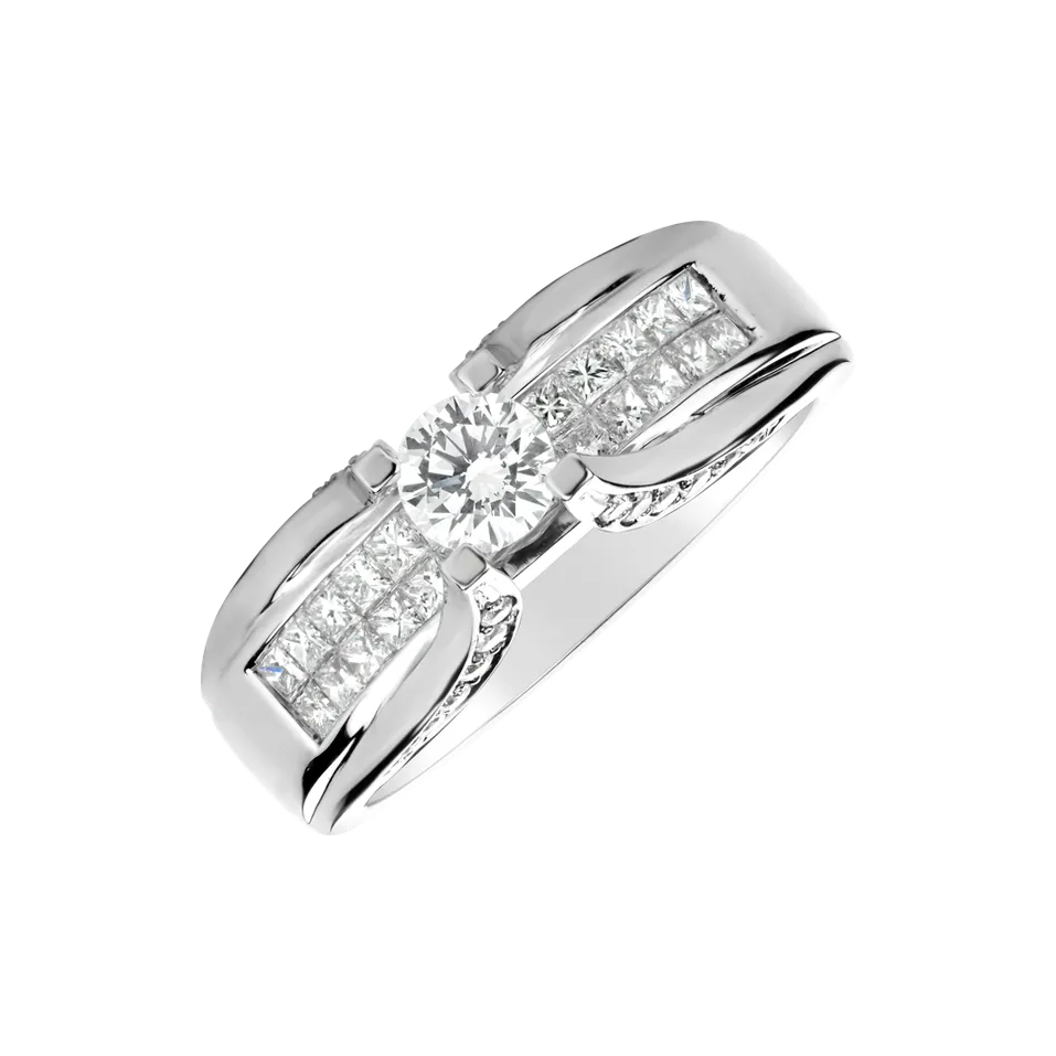 Prsteň s diamantmi Spark Majesty