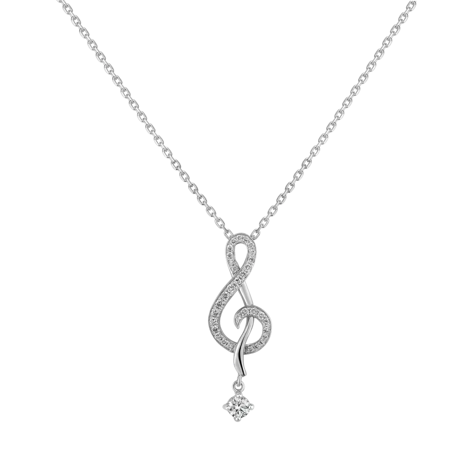 Přívěsok s diamantmi Perfect Note