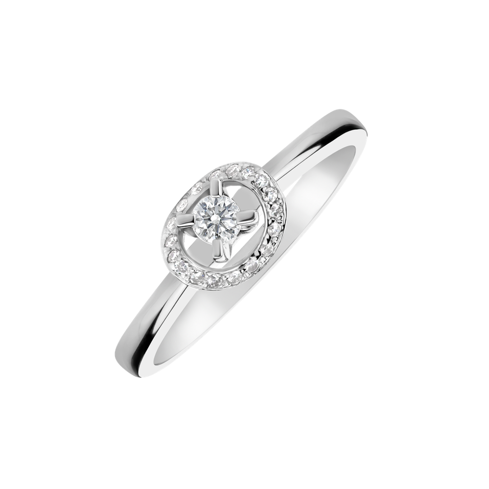 Prsteň s diamantmi Little Swallow