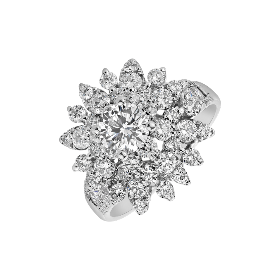 Prsteň s diamantmi Desideria