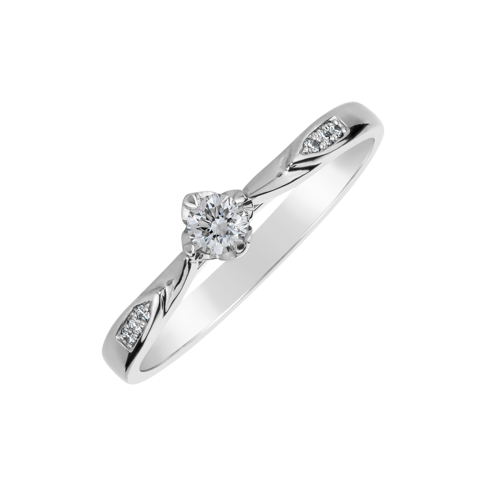 Prsteň s diamantmi Valeria
