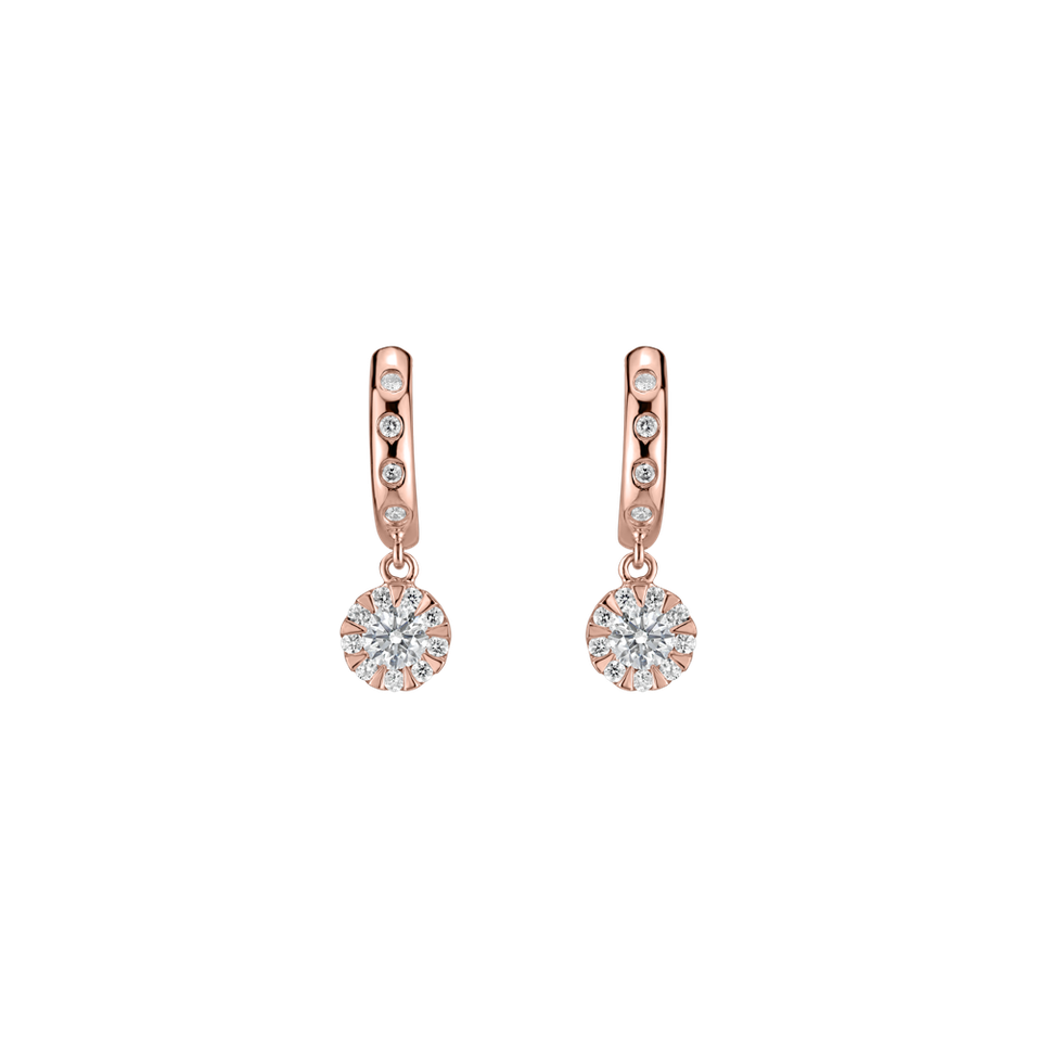 Náušnice s diamantmi Teegan
