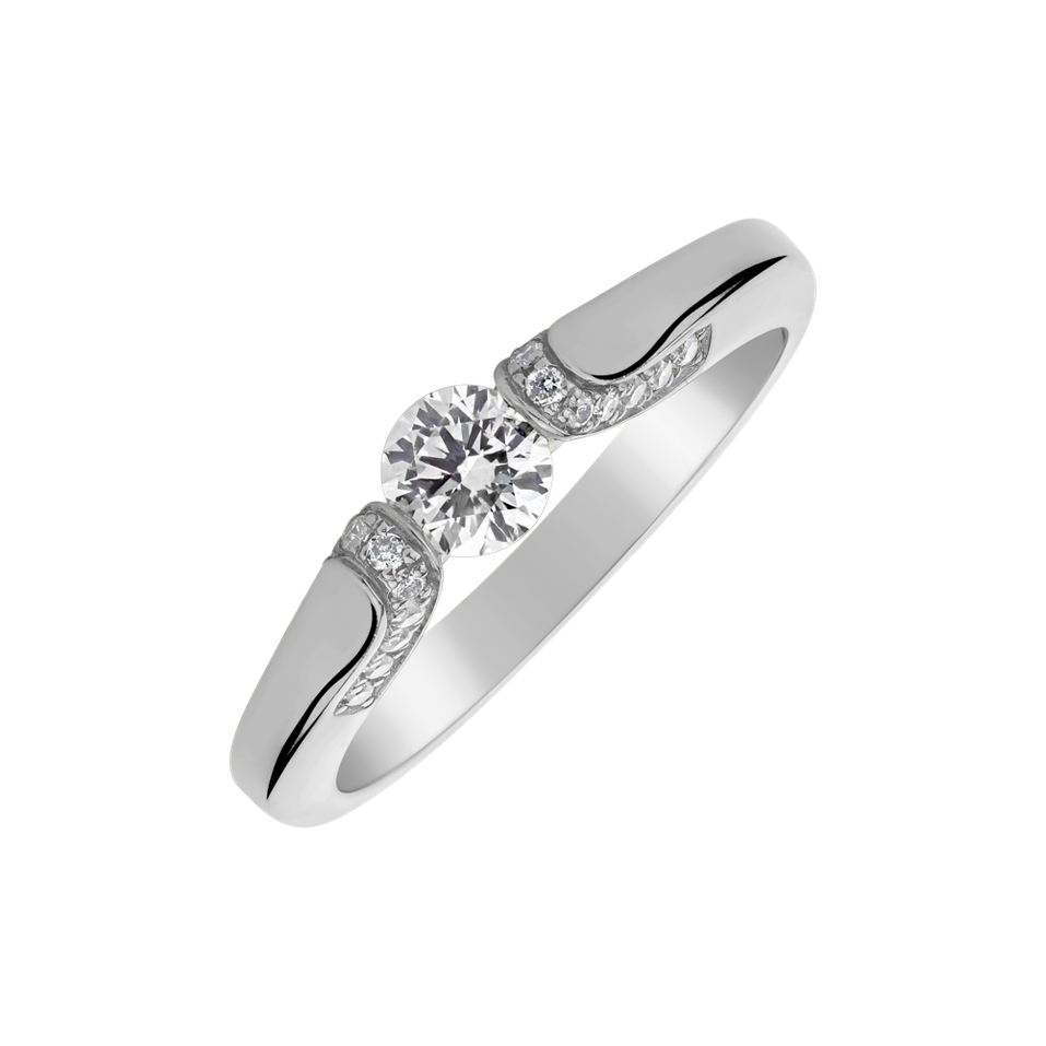 Prsteň s diamantmi Berenicia