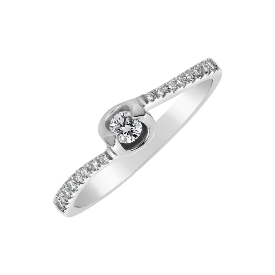 Prsteň s diamantmi Love Swirl