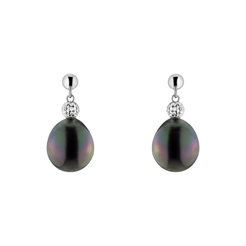 Náušnice s perlou Athena