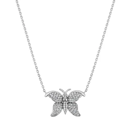 Náhrdelník s diamantmi Fantastical Papillon