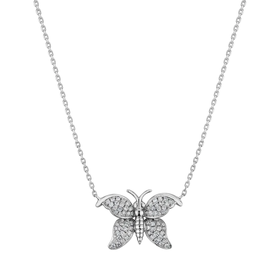 Náhrdelník s diamantmi Fantastical Papillon
