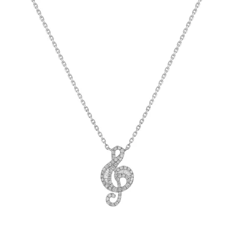 Náhrdelník s diamantmi My Diamond Melody
