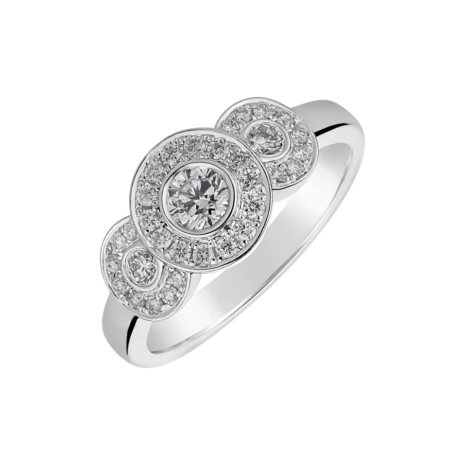Prsteň s diamantmi Royal Glow