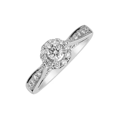 Prsteň s diamantmi Flowering Diamond