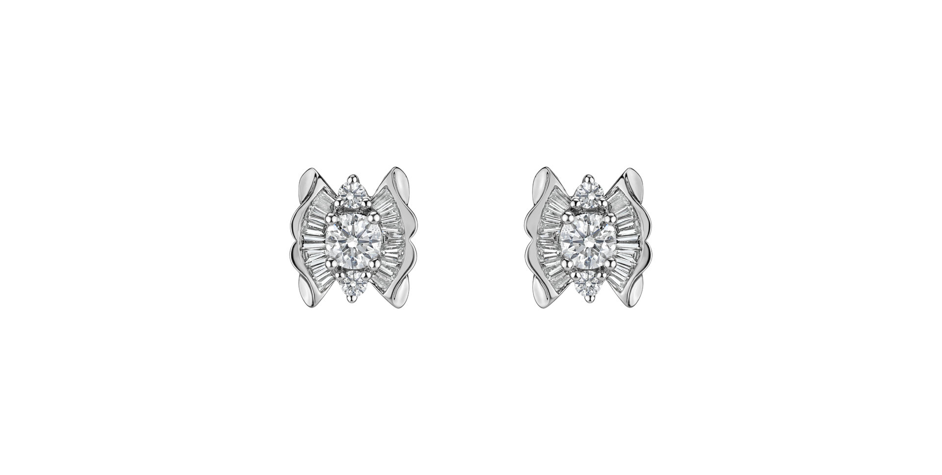 Náušnice s diamantmi Ubiquitous Love