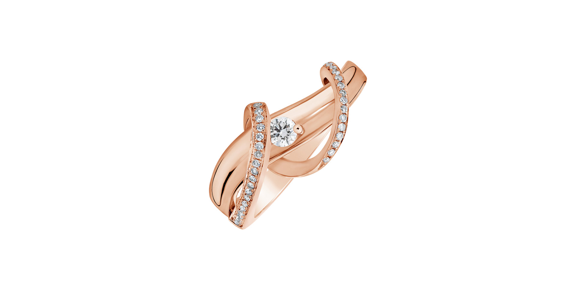 Prsteň s diamantmi Lovely Destiny