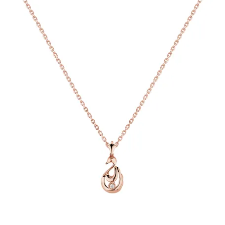 Přívěsok s diamantom Secret Swan