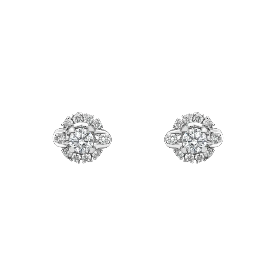 Náušnice s diamantmi Medallion Symbol