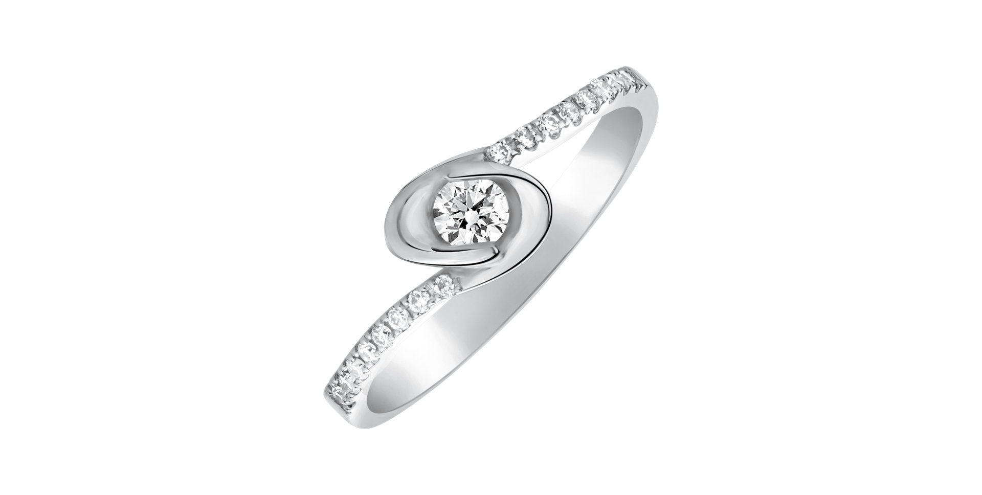 Prsteň s diamantmi Dazzling Love