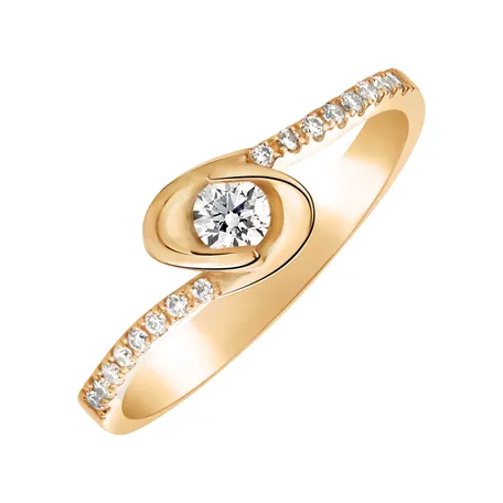 Prsteň s diamantmi Dazzling Love