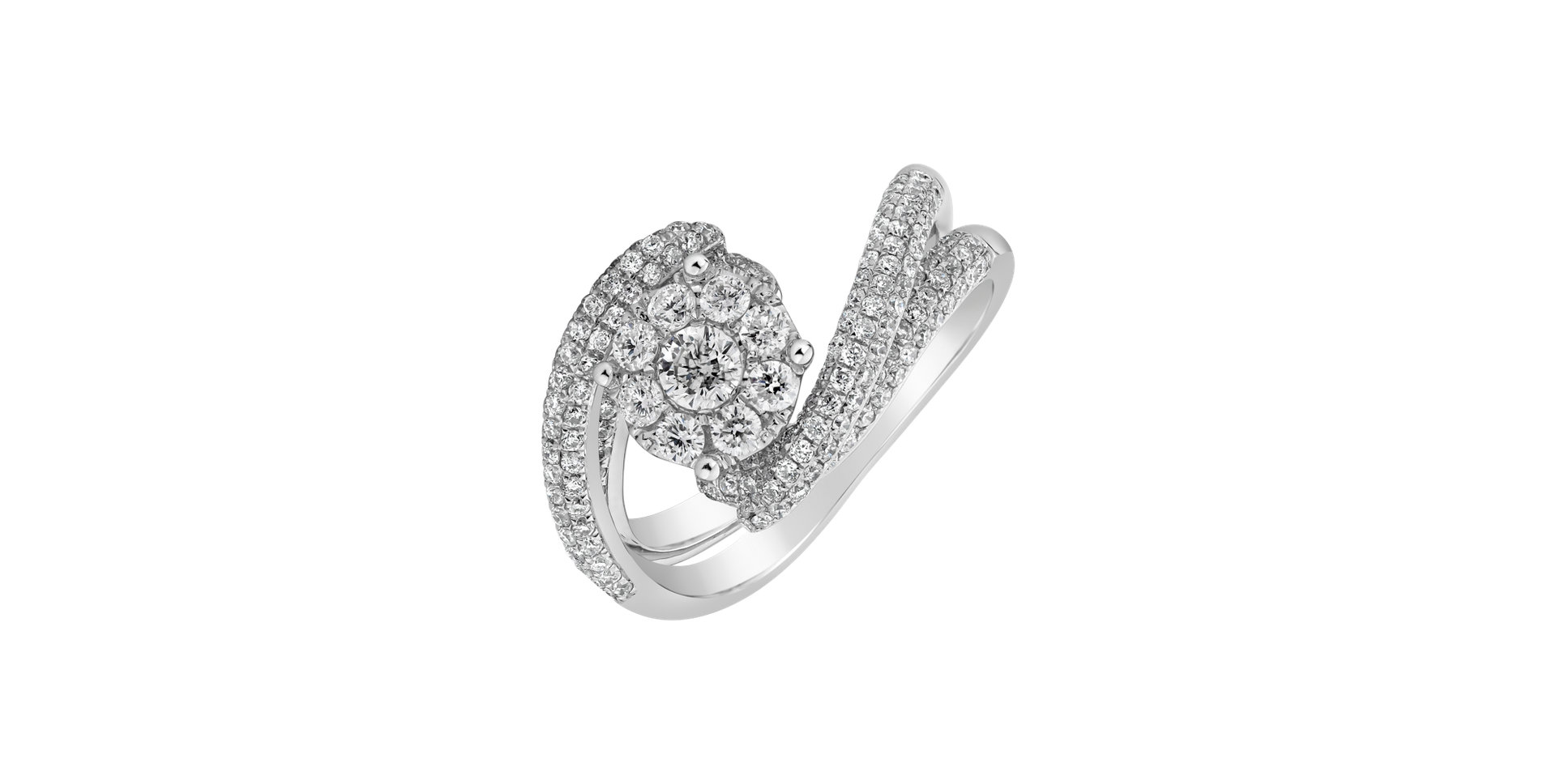 Prsteň s diamantmi Sylvain