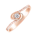 Prsteň s diamantmi Dazzling Love2