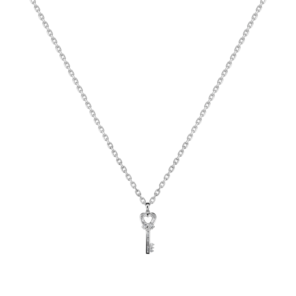 Přívěsok s diamantmi Treasure Key