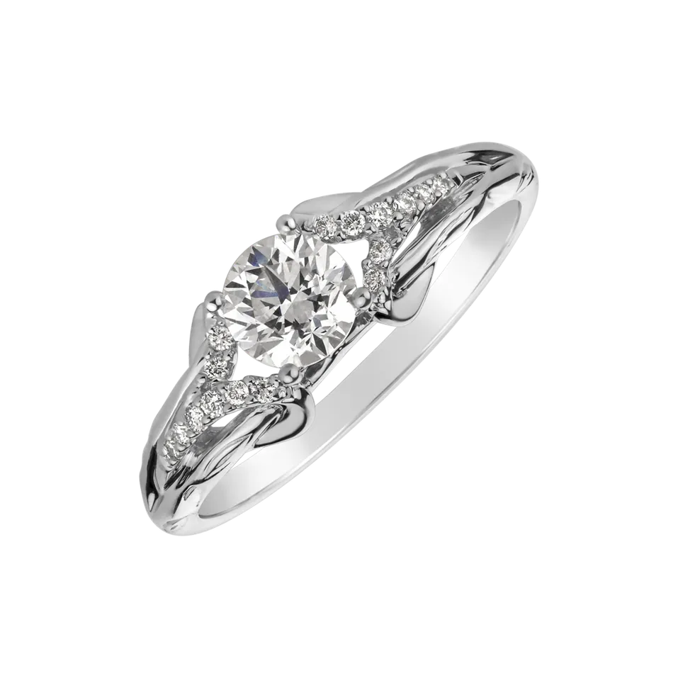 Prsteň s diamantmi Lavish Spark