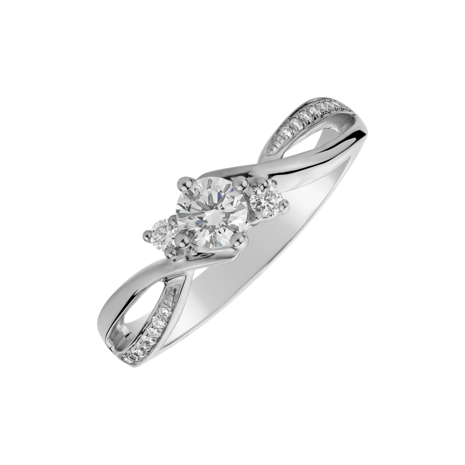 Prsteň s diamantmi Marlin