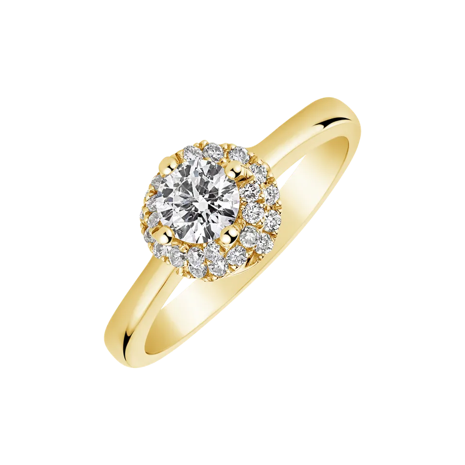 Prsteň s diamantmi Mystic Galaxy