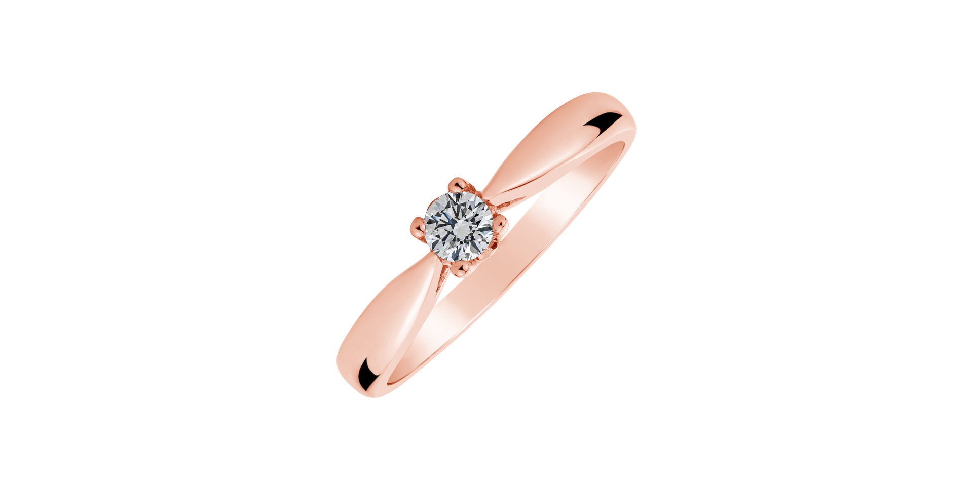 Prsteň s diamantom Star Heaven