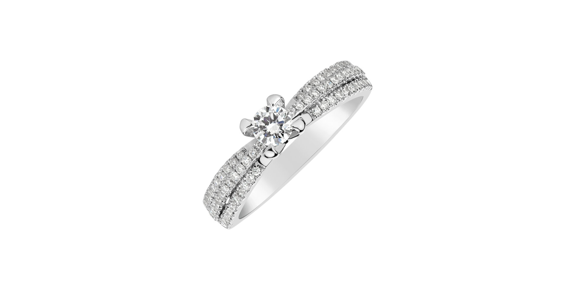 Prsteň s diamantmi Shiny Allure