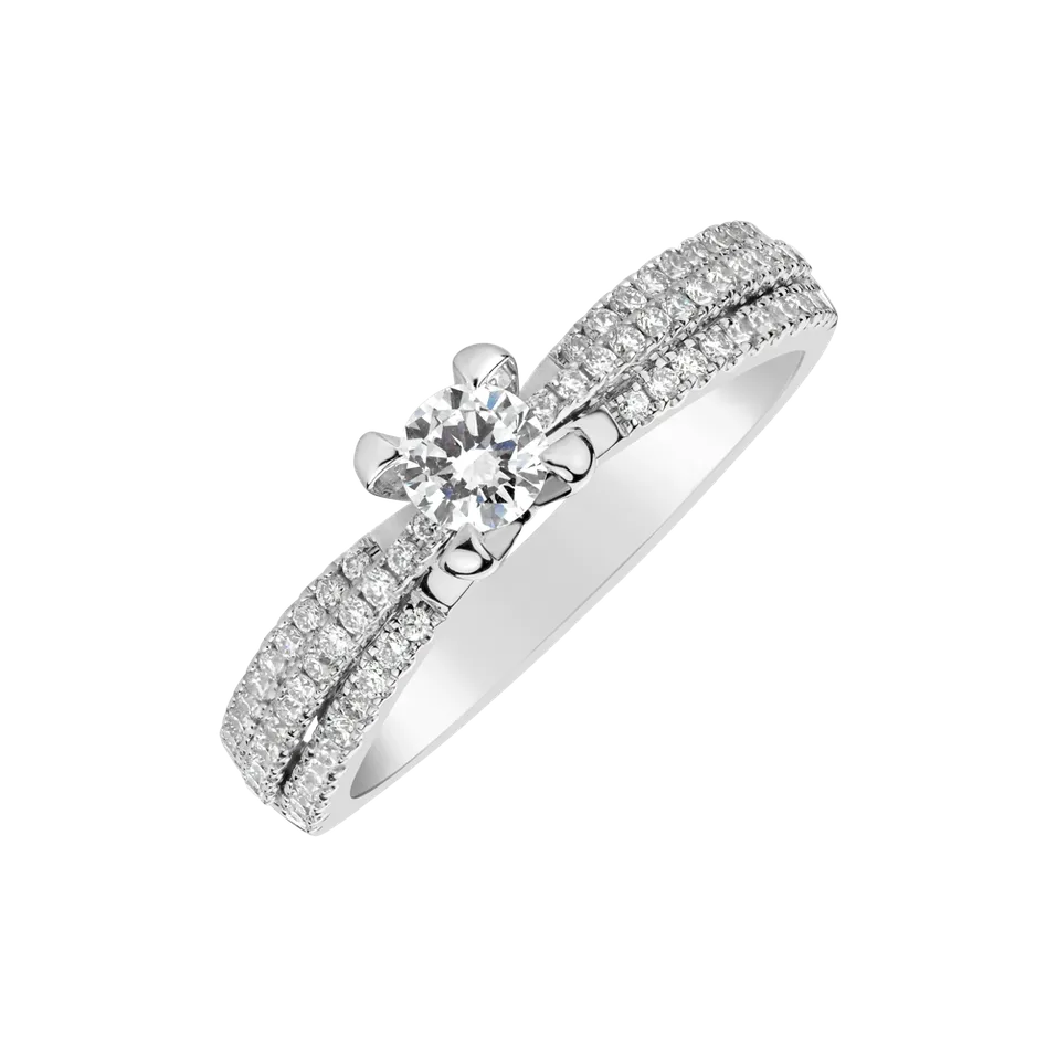 Prsteň s diamantmi Shiny Allure