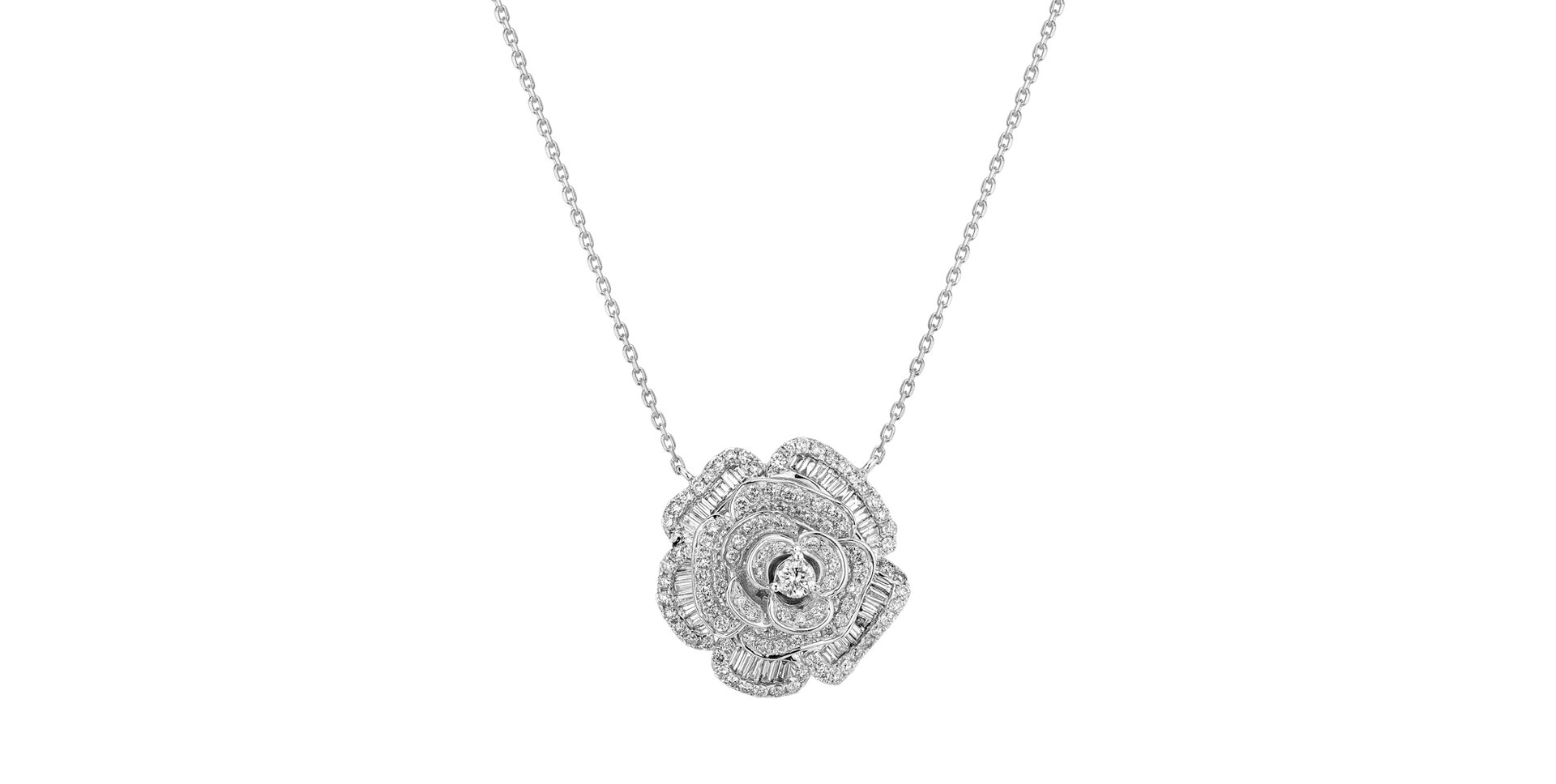 Náhrdelník s diamantmi Argento
