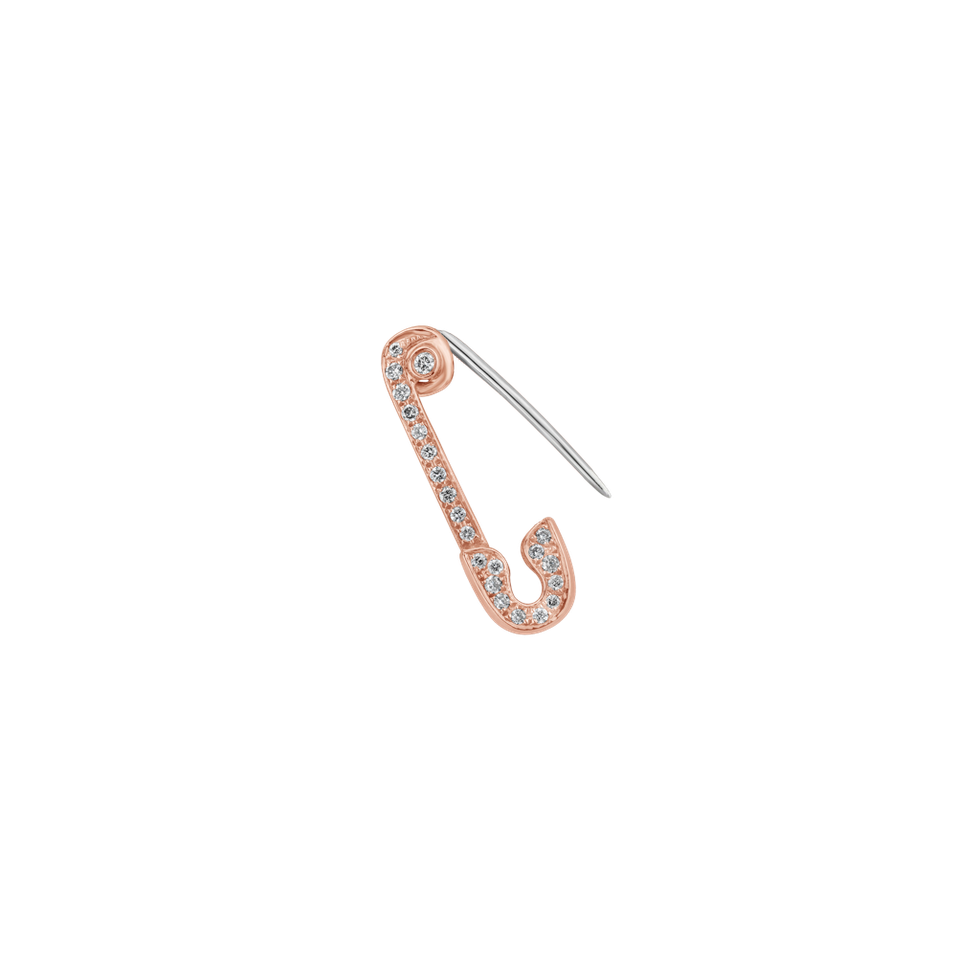 Brošňa s diamantmi Emelia