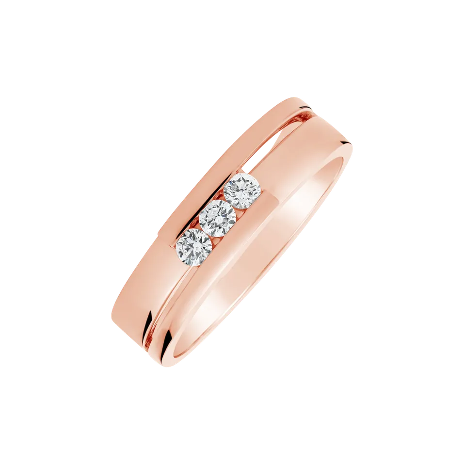 Prsteň s diamantmi Heavenly Minimalist