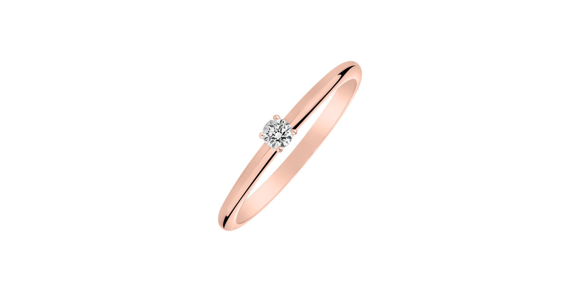 Prsteň s diamantom Mystery of Barb