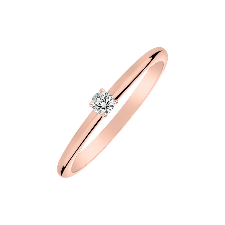 Prsteň s diamantom Mystery of Barb