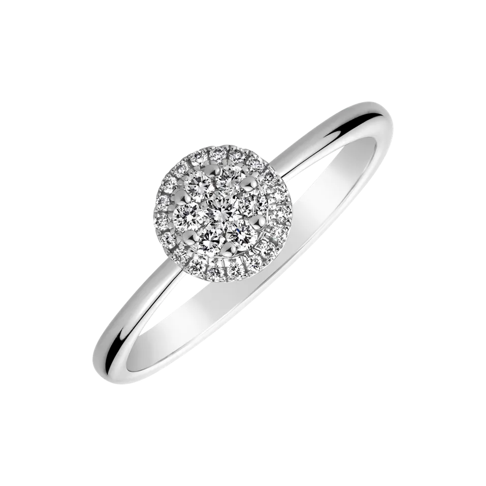 Prsteň s diamantmi Delicate