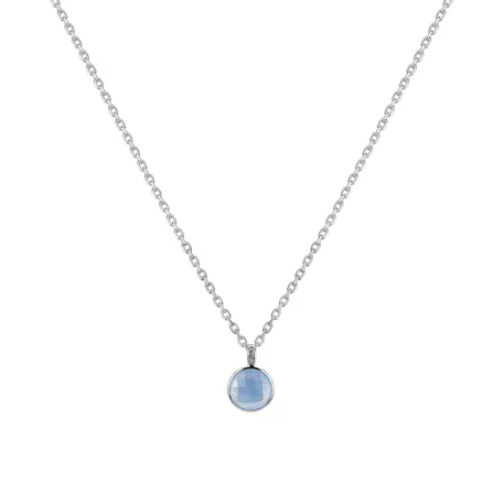 Přívěsok s chalcedonom a diamantmi Nermin