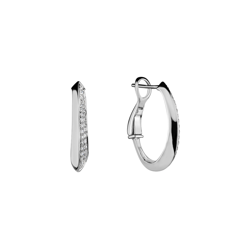 Náušnice s diamantmi Zystri