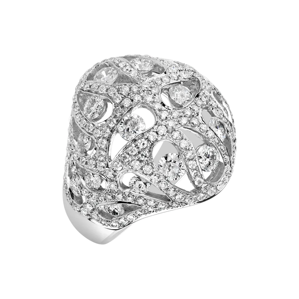 Prsteň s diamantmi Ice Dream