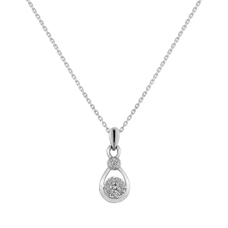 Přívěsok s diamantmi Ethereal Elegance