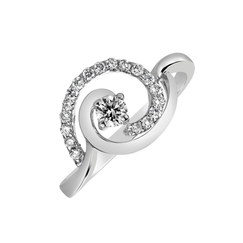 Prsteň s diamantmi Carine