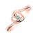 Prsteň s diamantom Love Message2