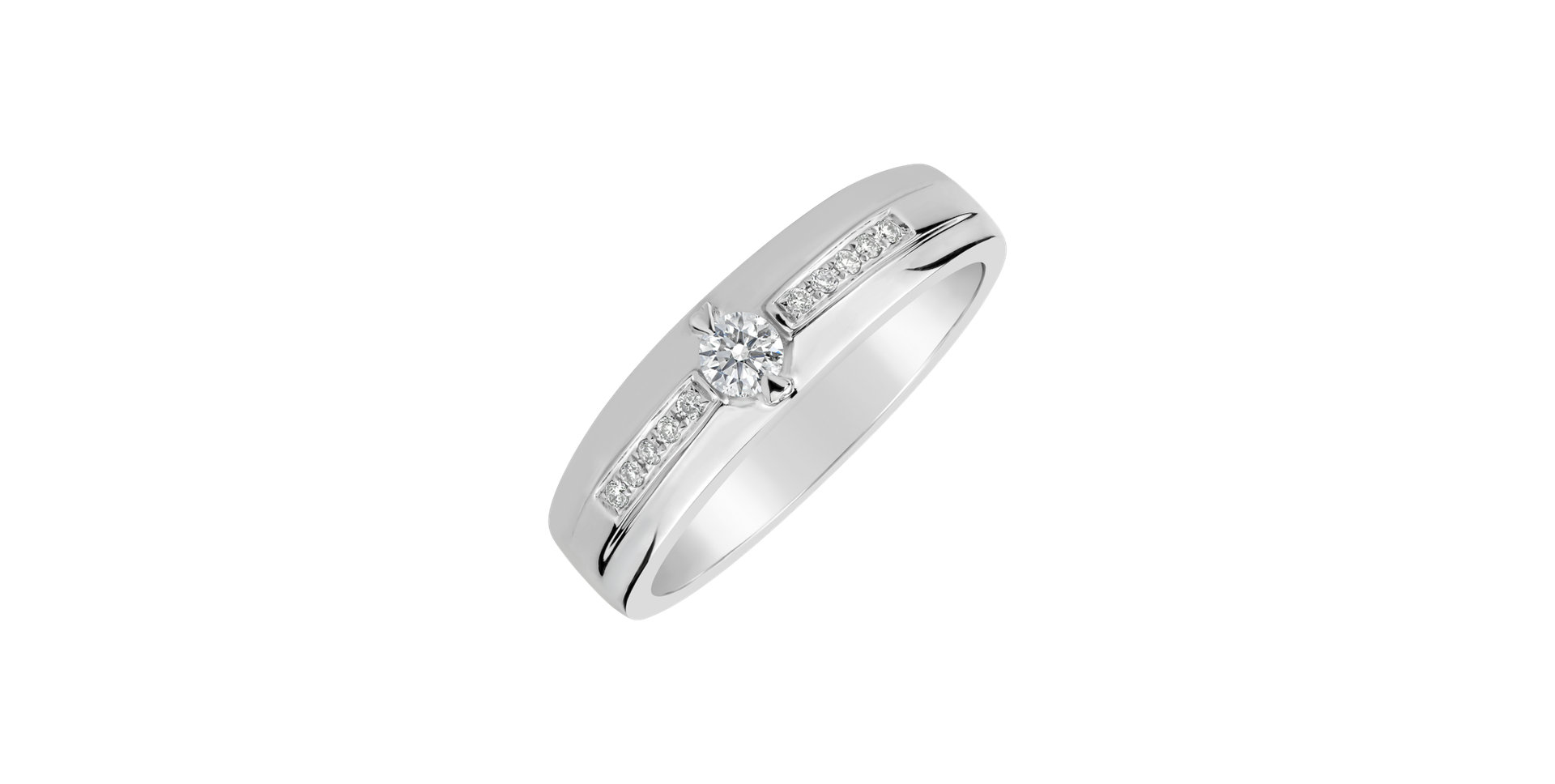 Prsteň s diamantmi Glass Ring