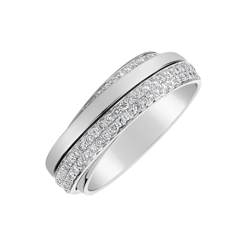 Prsteň s diamantmi Dream Ribbon